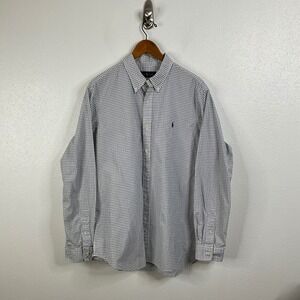 Ralph Lauren Men's Button Down Long‎ Sleeve Dress Shirt Size X-Large